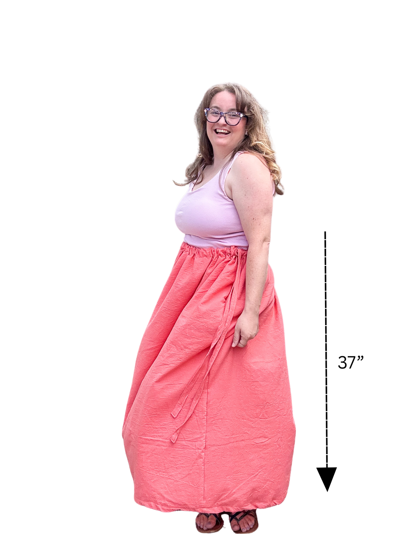 Adjustable Drawstring Skirt