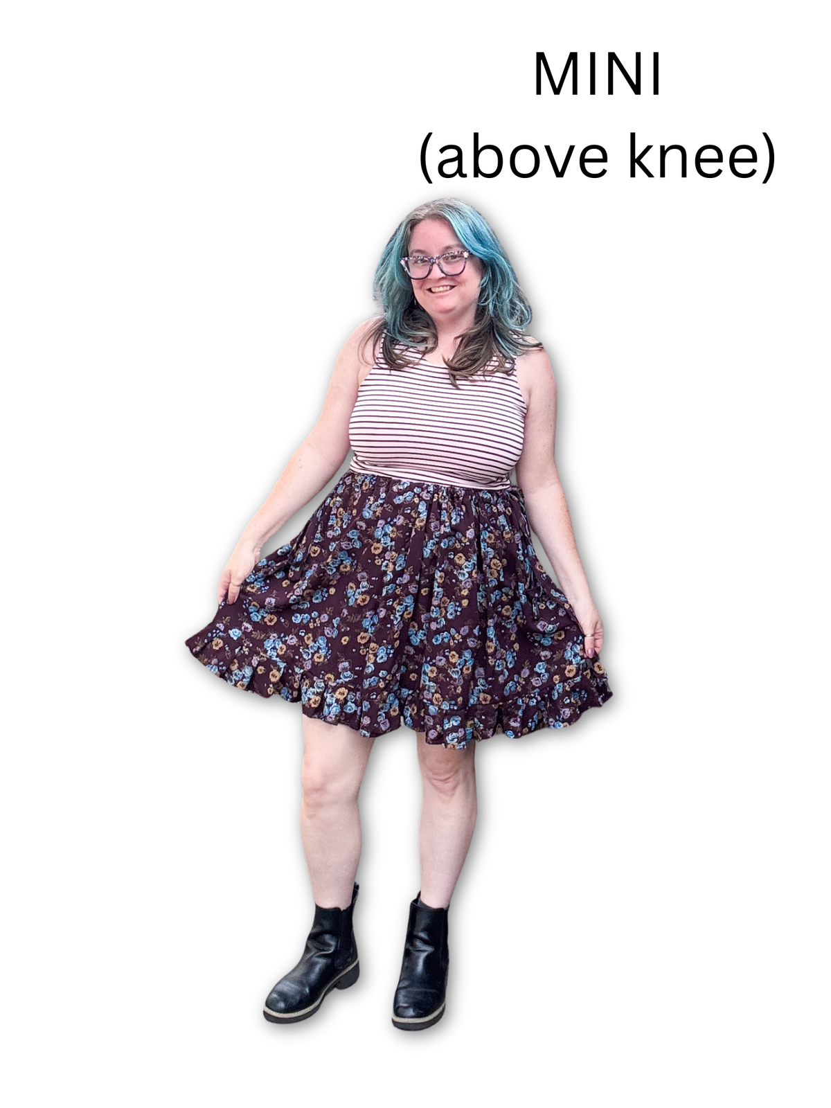 Adjustable Drawstring Skirt