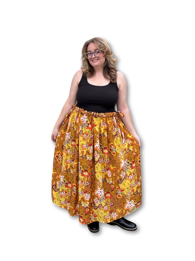 Adjustable Drawstring Skirt