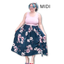 Adjustable Drawstring Skirt