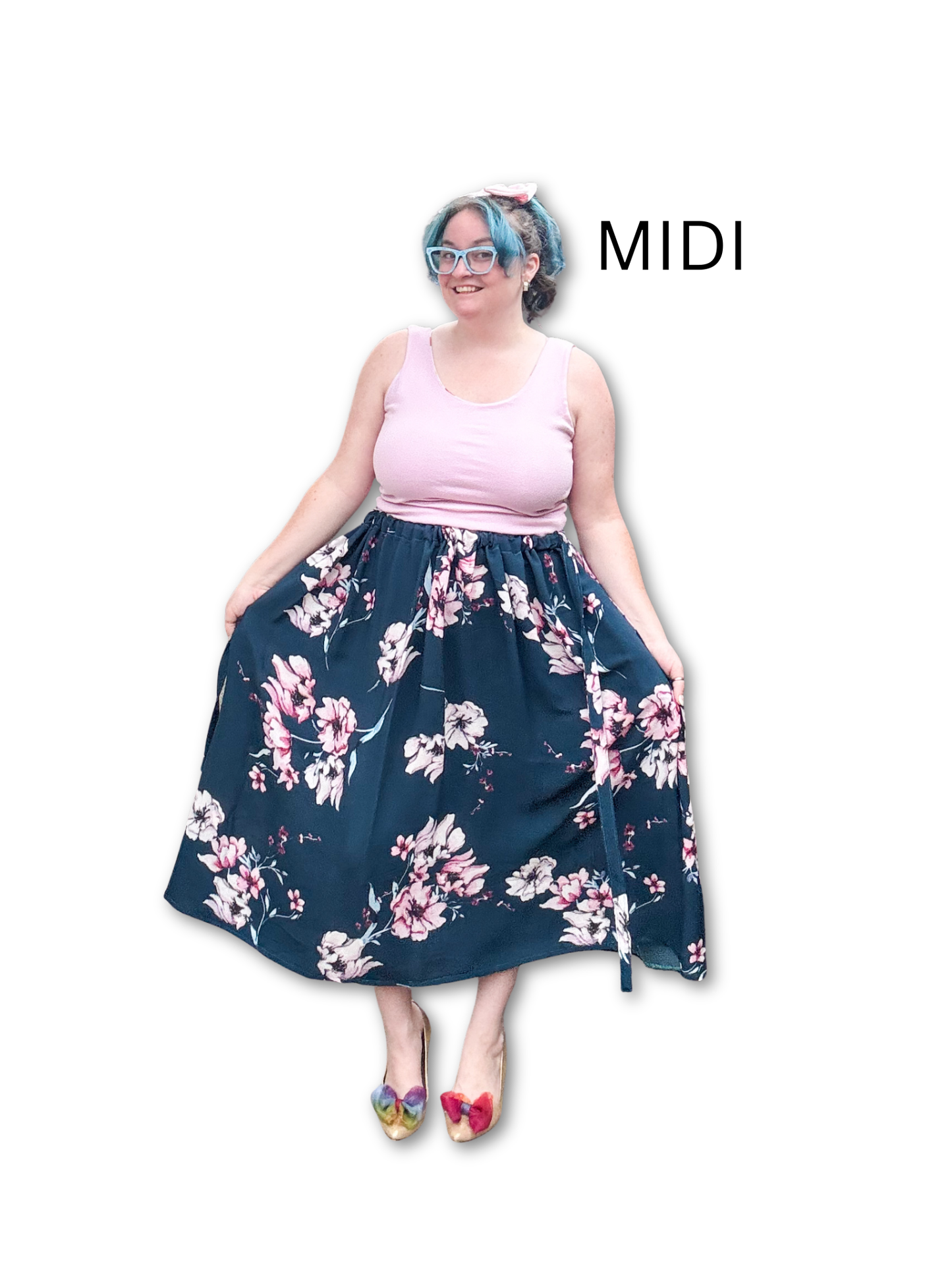 Adjustable Drawstring Skirt