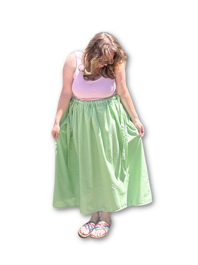 Adjustable Drawstring Skirt