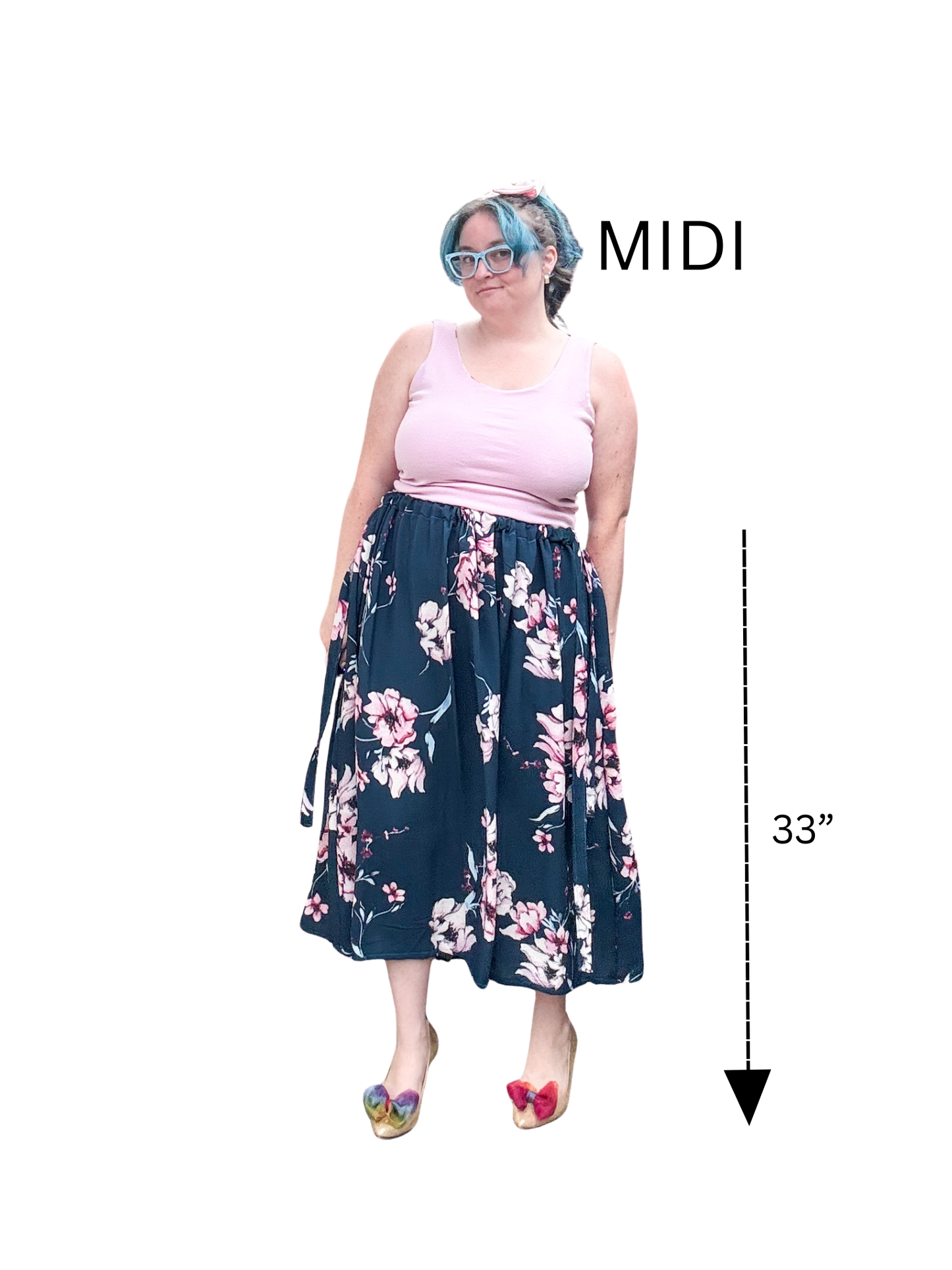 Adjustable Drawstring Skirt