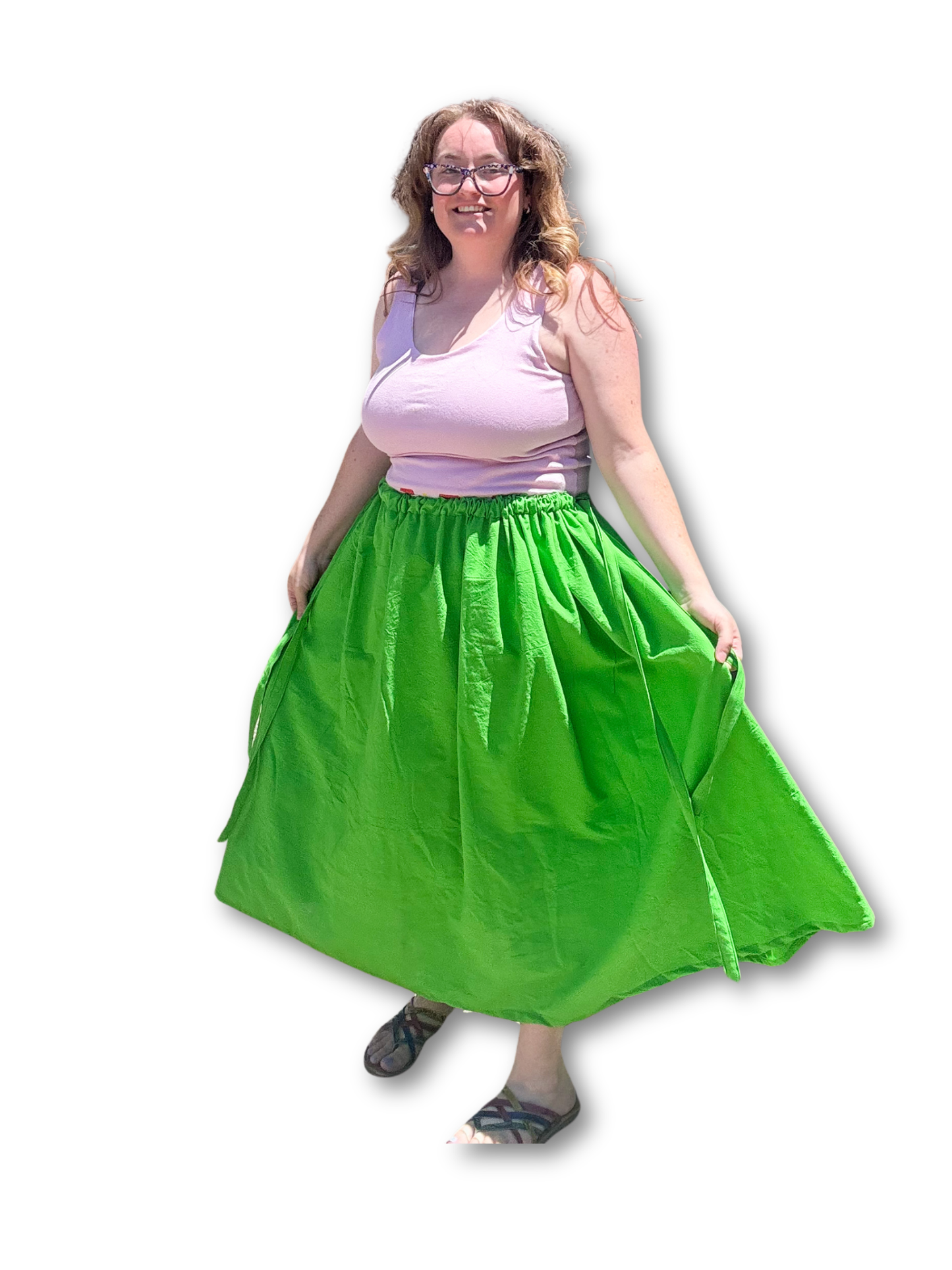 Adjustable Drawstring Skirt