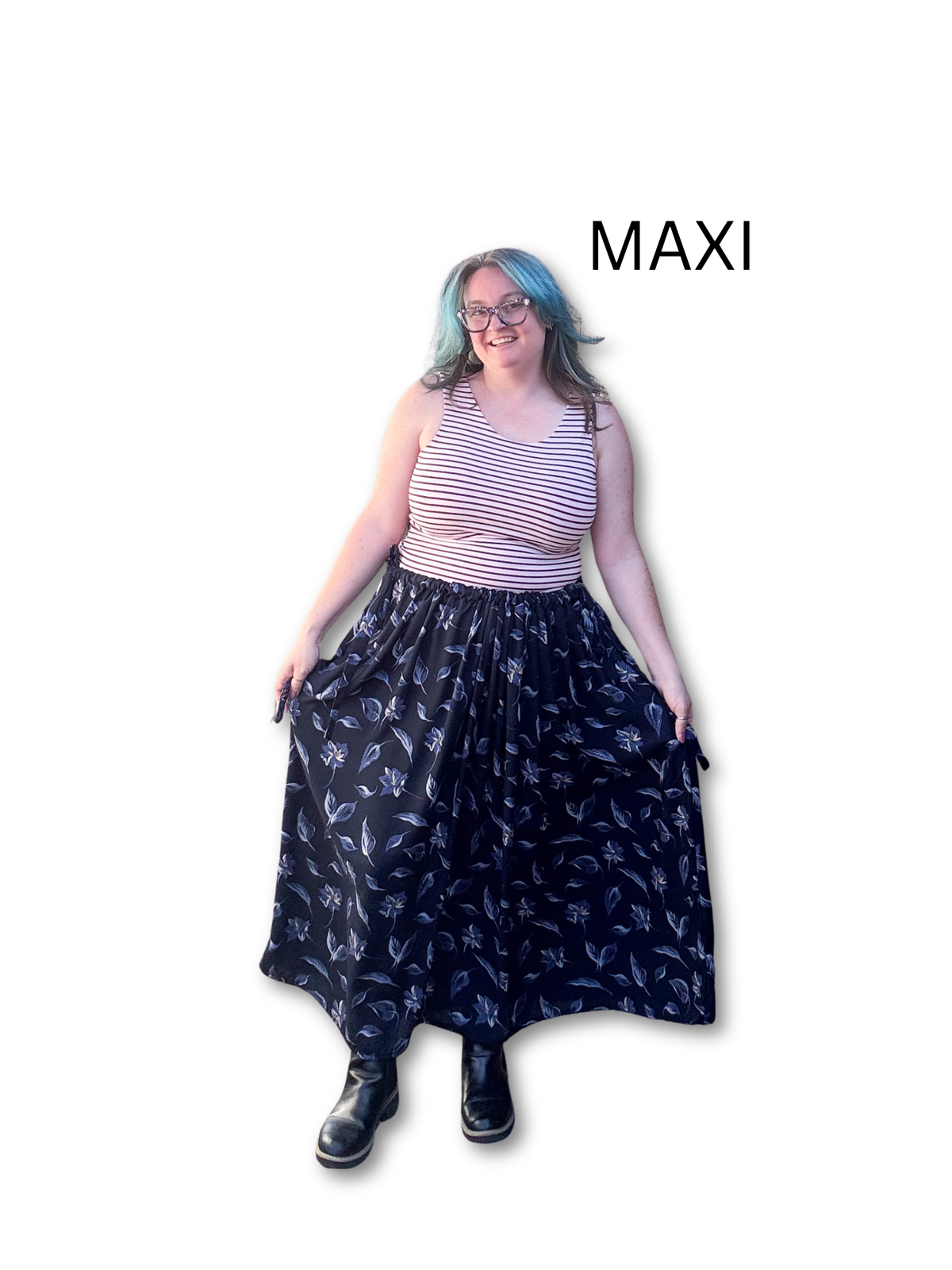 Adjustable Drawstring Skirt