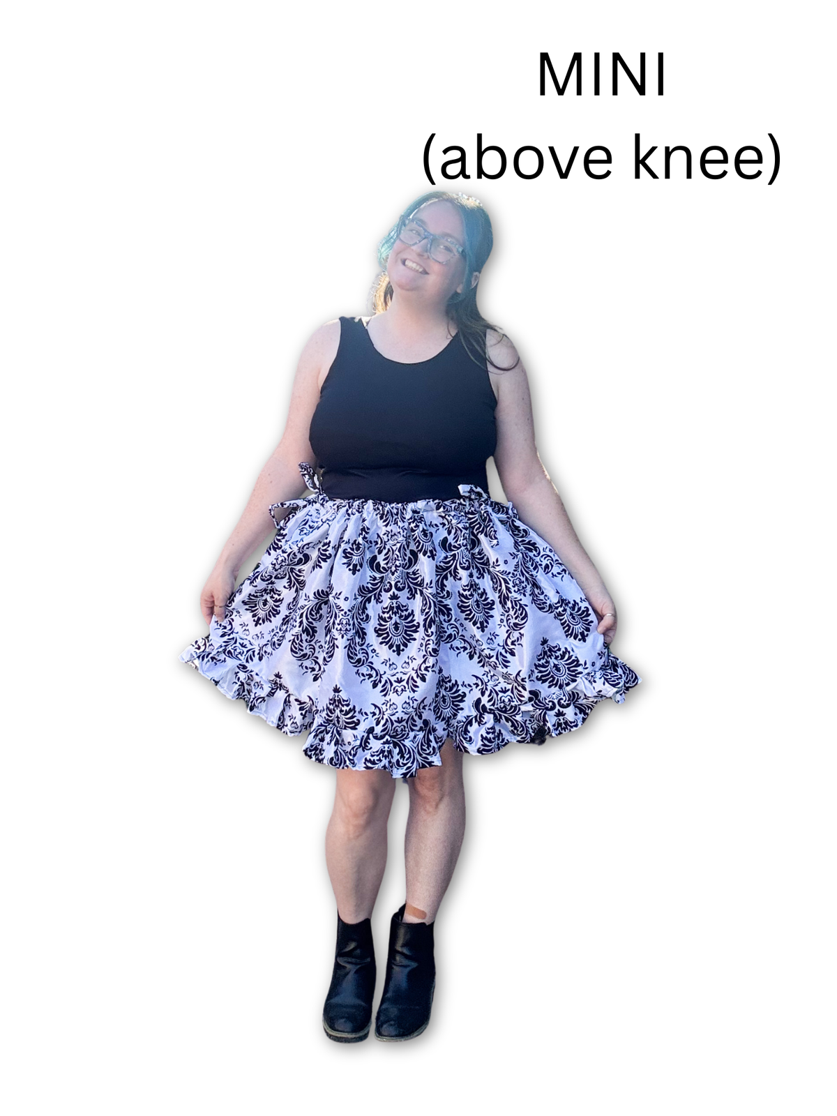 Adjustable Drawstring Skirt