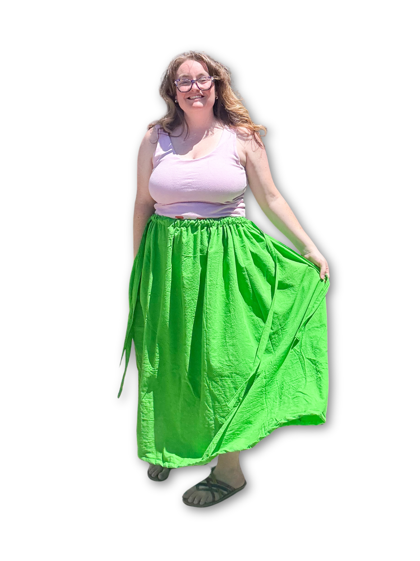 Adjustable Drawstring Skirt