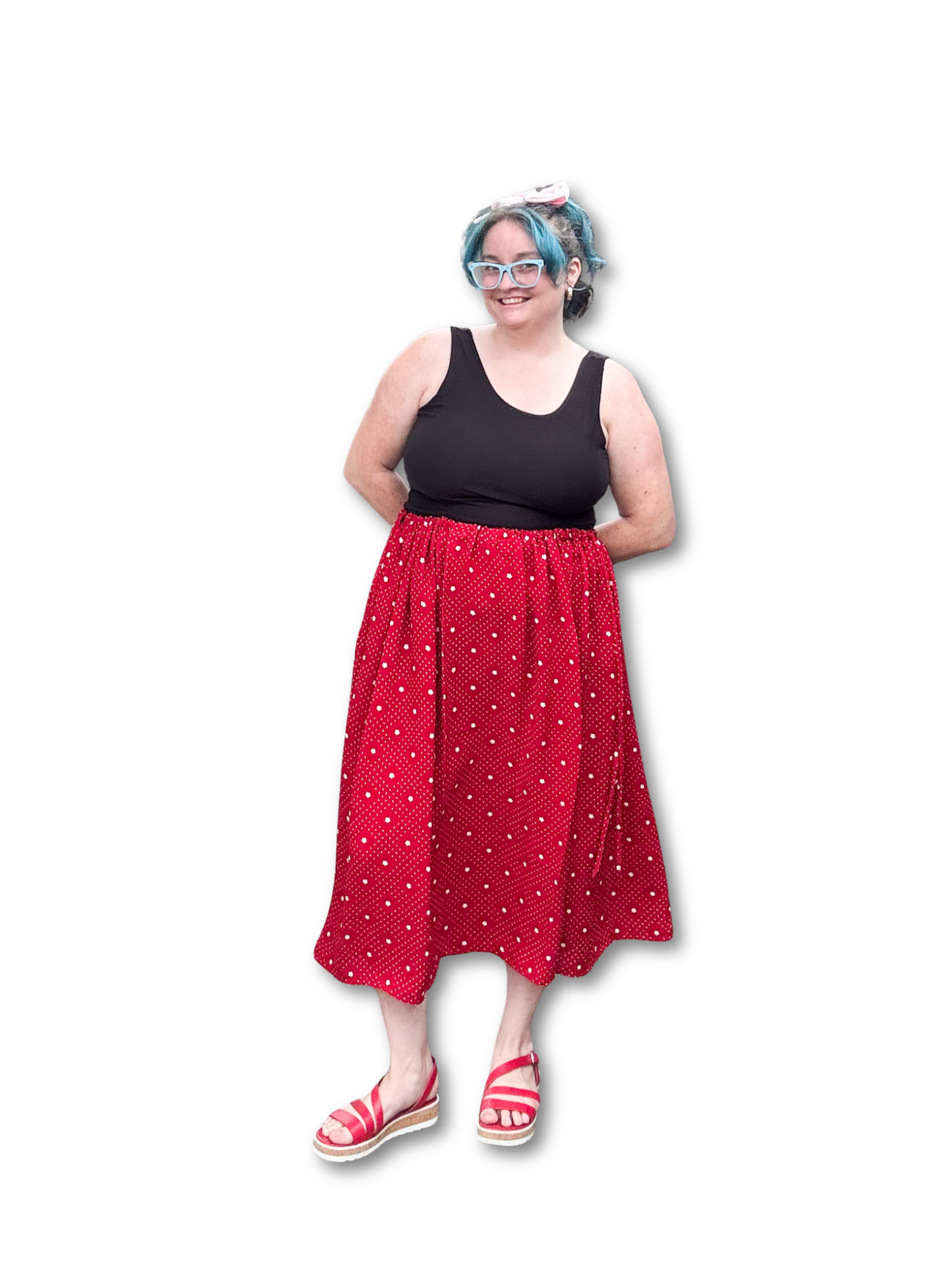 Adjustable Drawstring Skirt