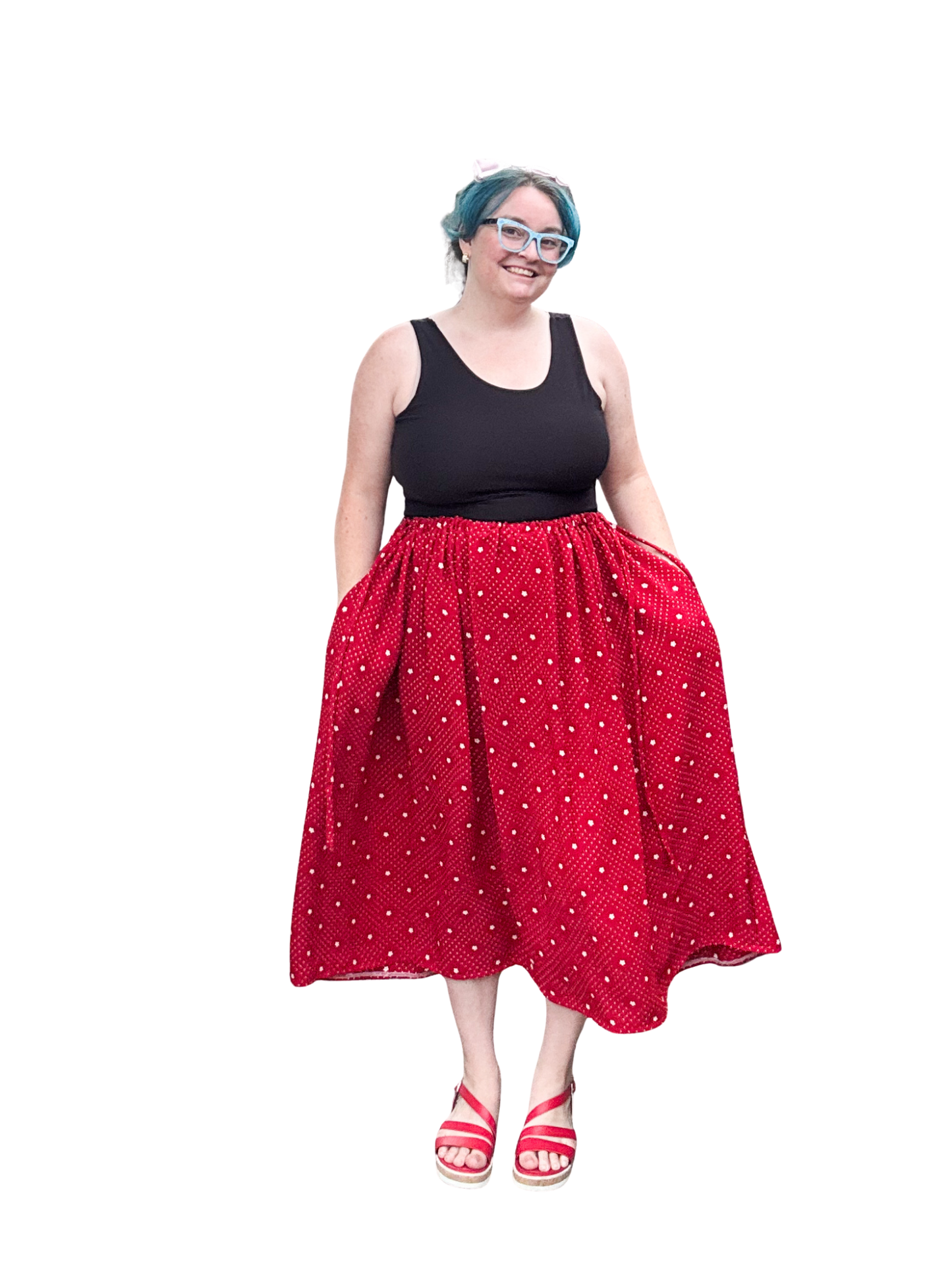 Adjustable Drawstring Skirt