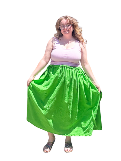 Adjustable Drawstring Skirt
