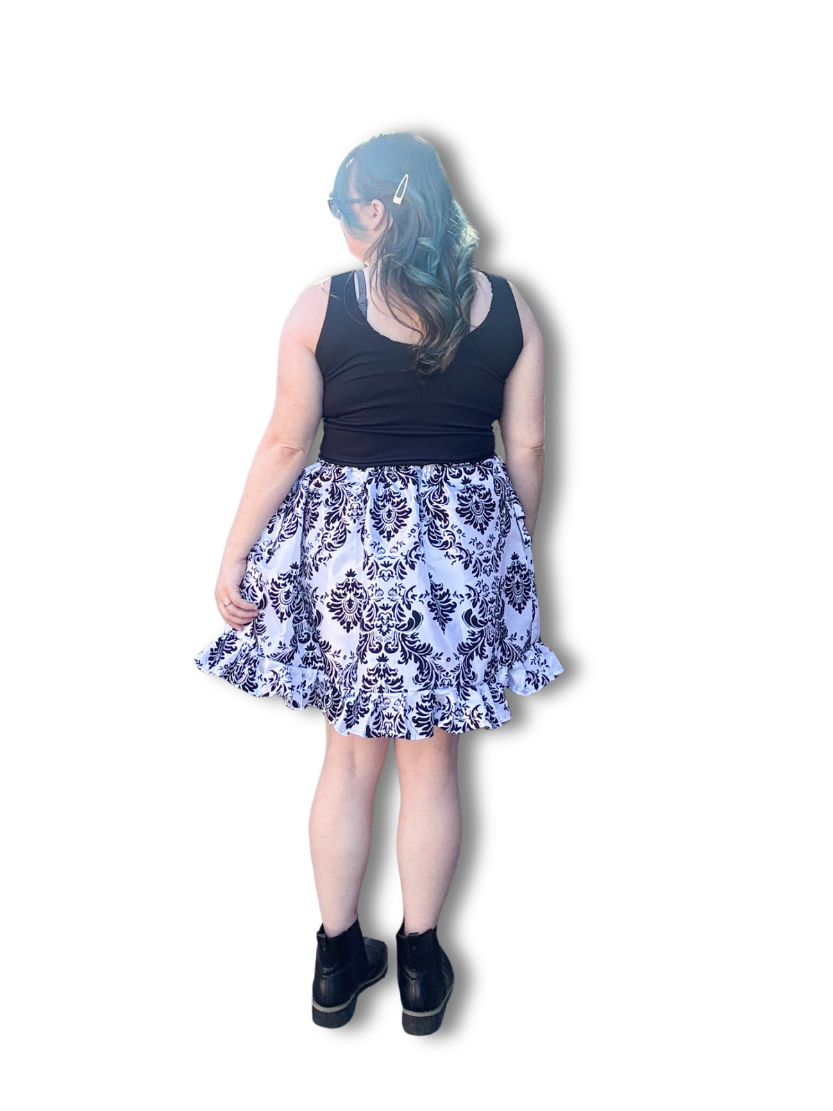 Adjustable Drawstring Skirt
