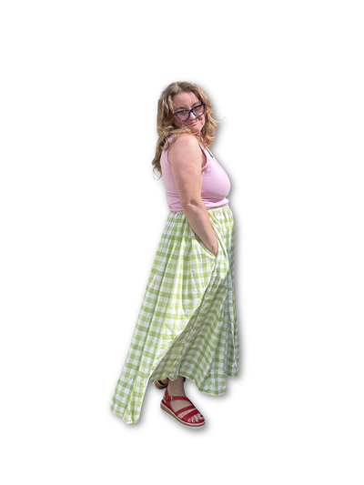 Adjustable Drawstring Skirt