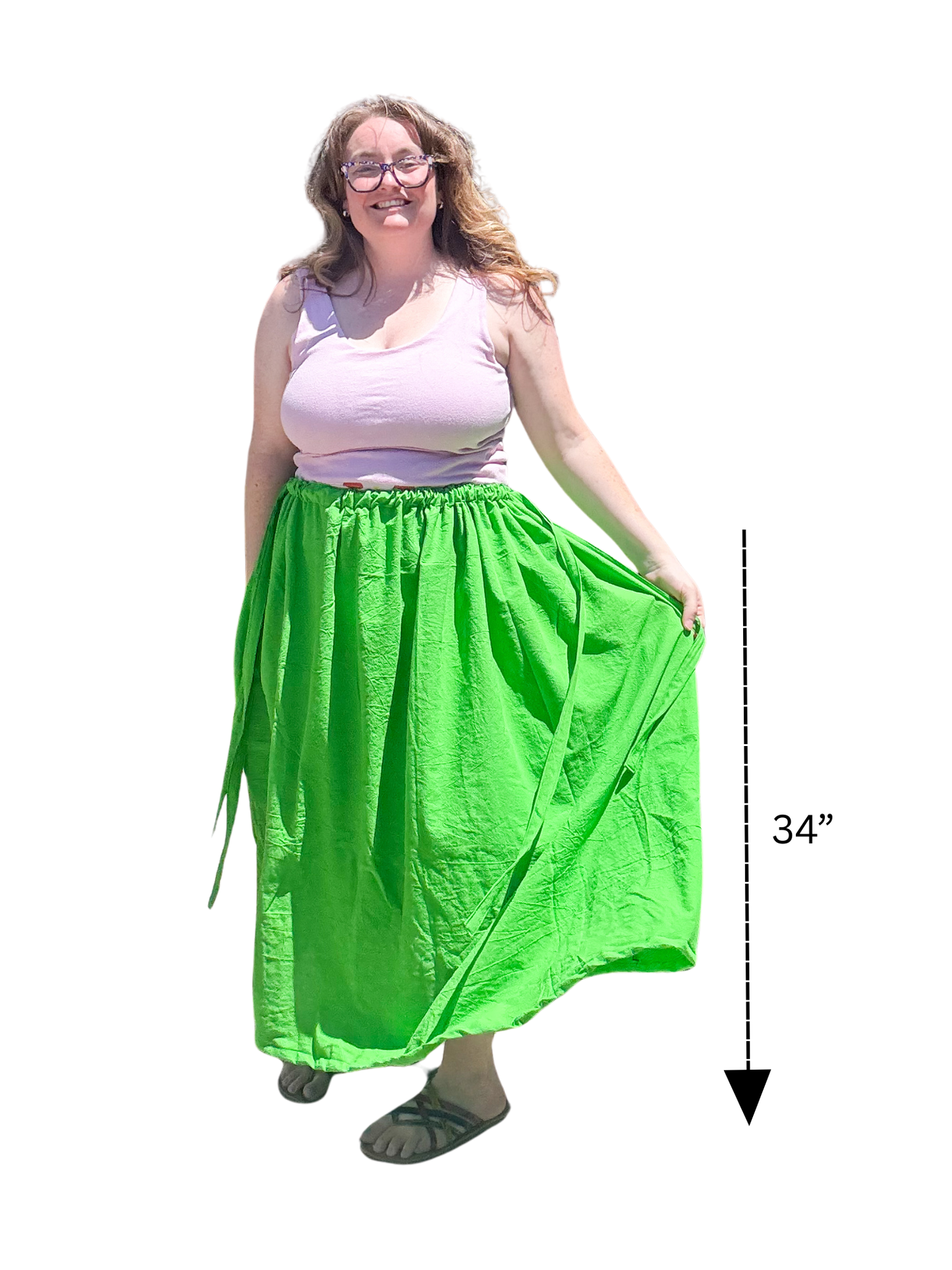 Adjustable Drawstring Skirt