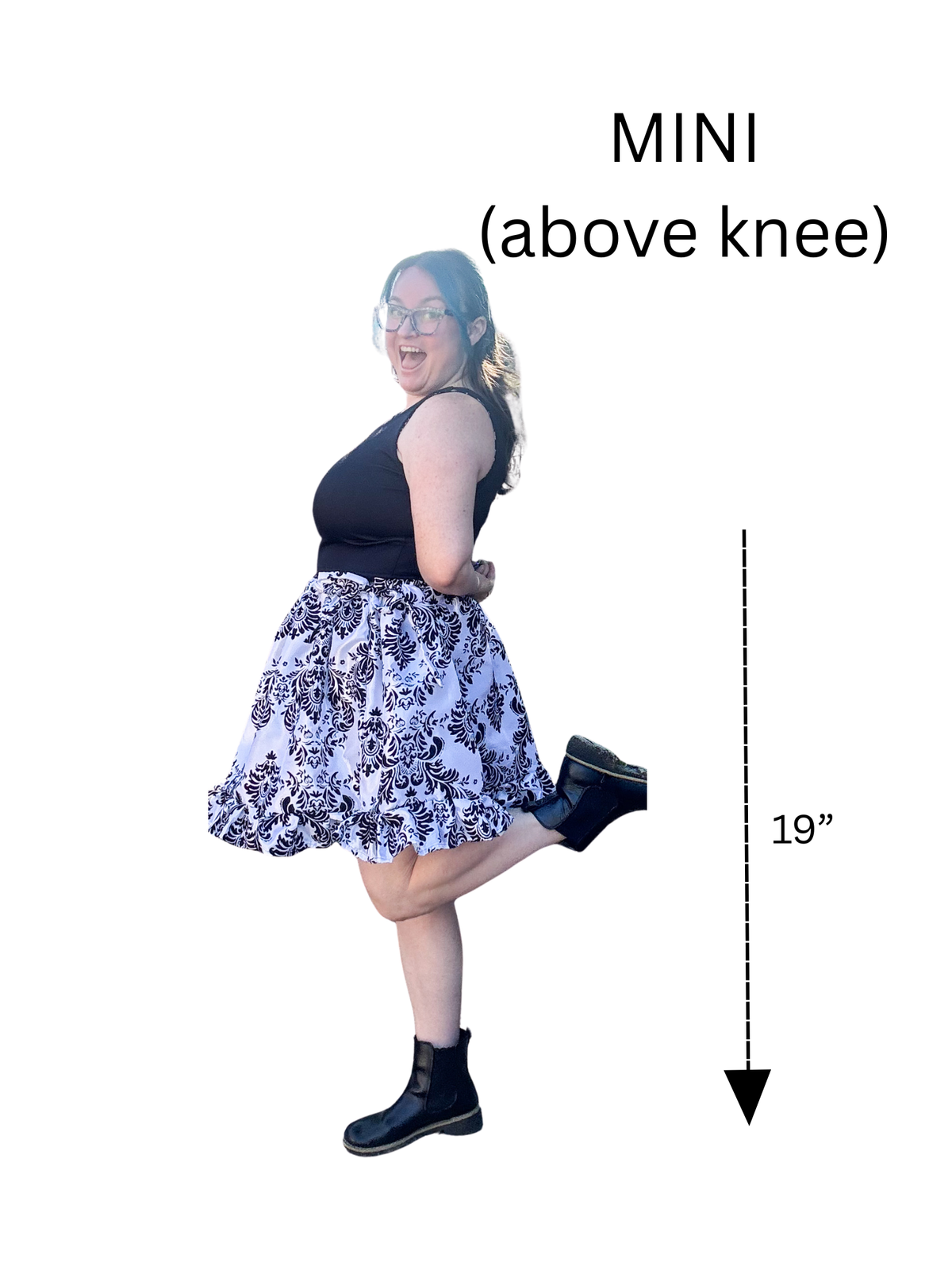 Adjustable Drawstring Skirt