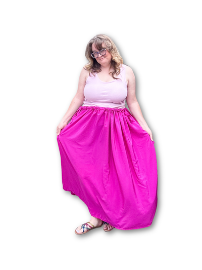 Adjustable Drawstring Skirt