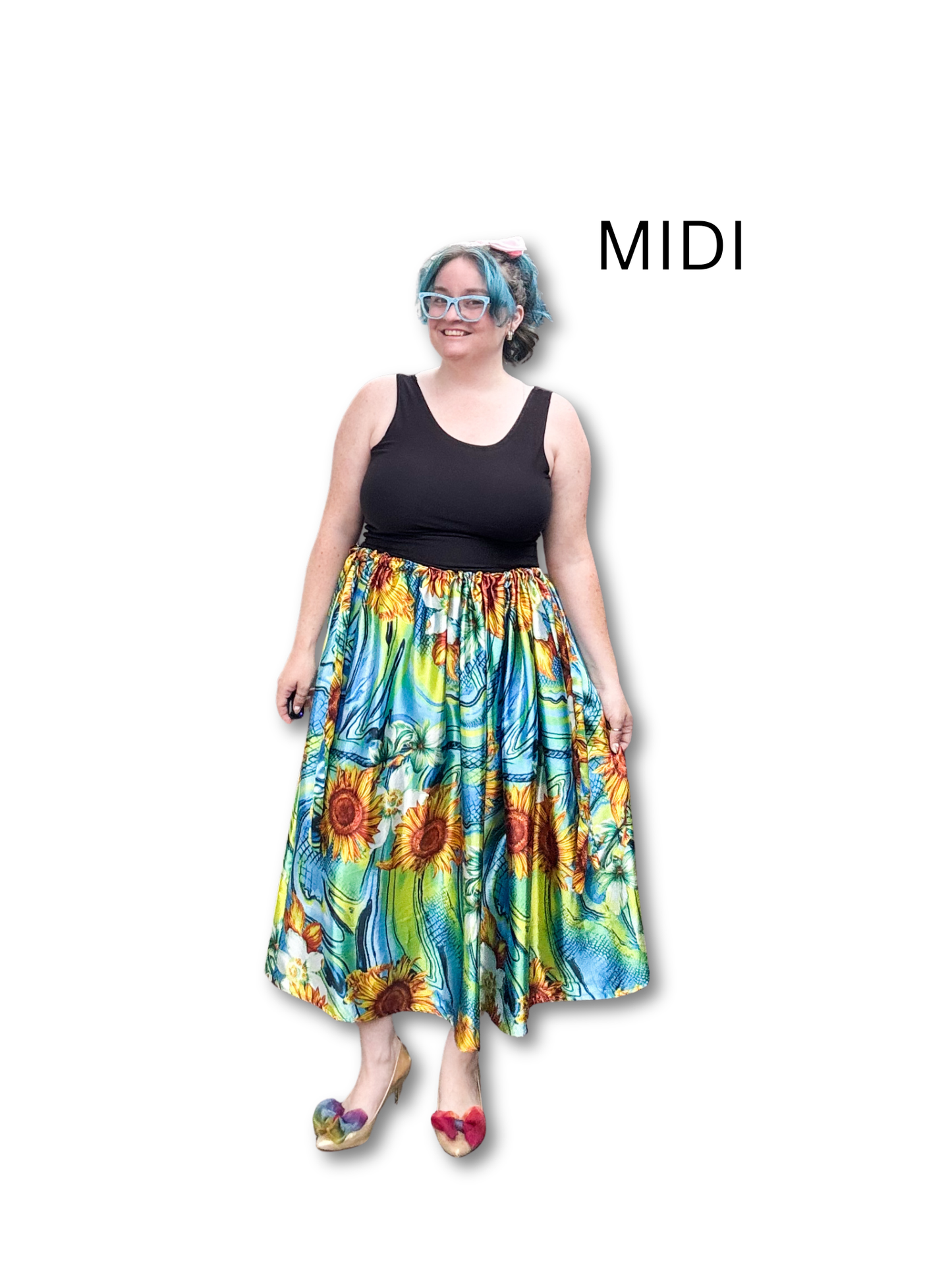 Adjustable Drawstring Skirt