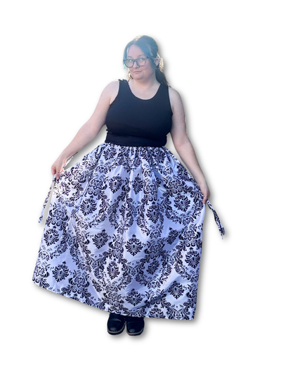 Adjustable Drawstring Skirt