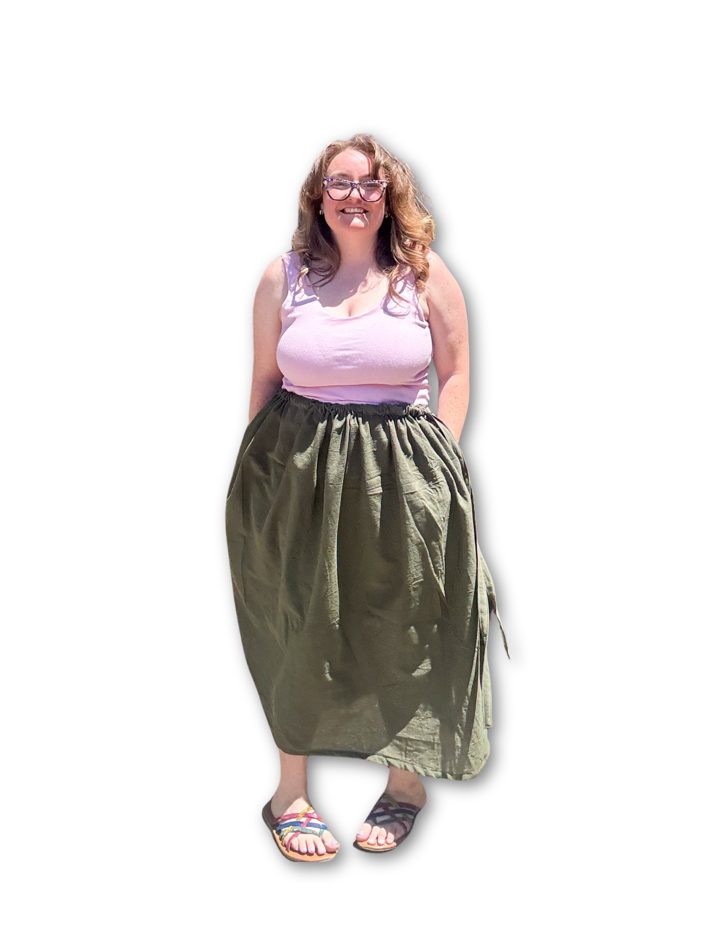 Adjustable Drawstring Skirt