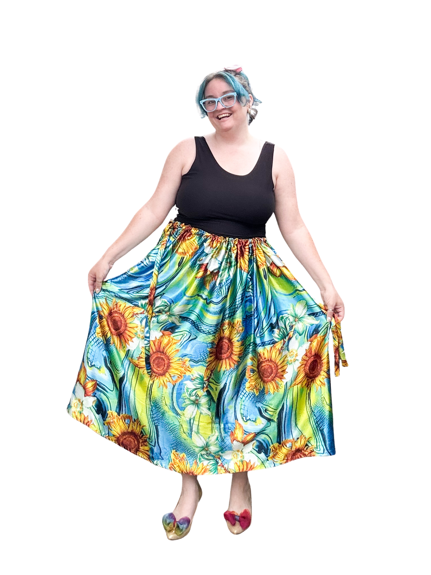 Adjustable Drawstring Skirt