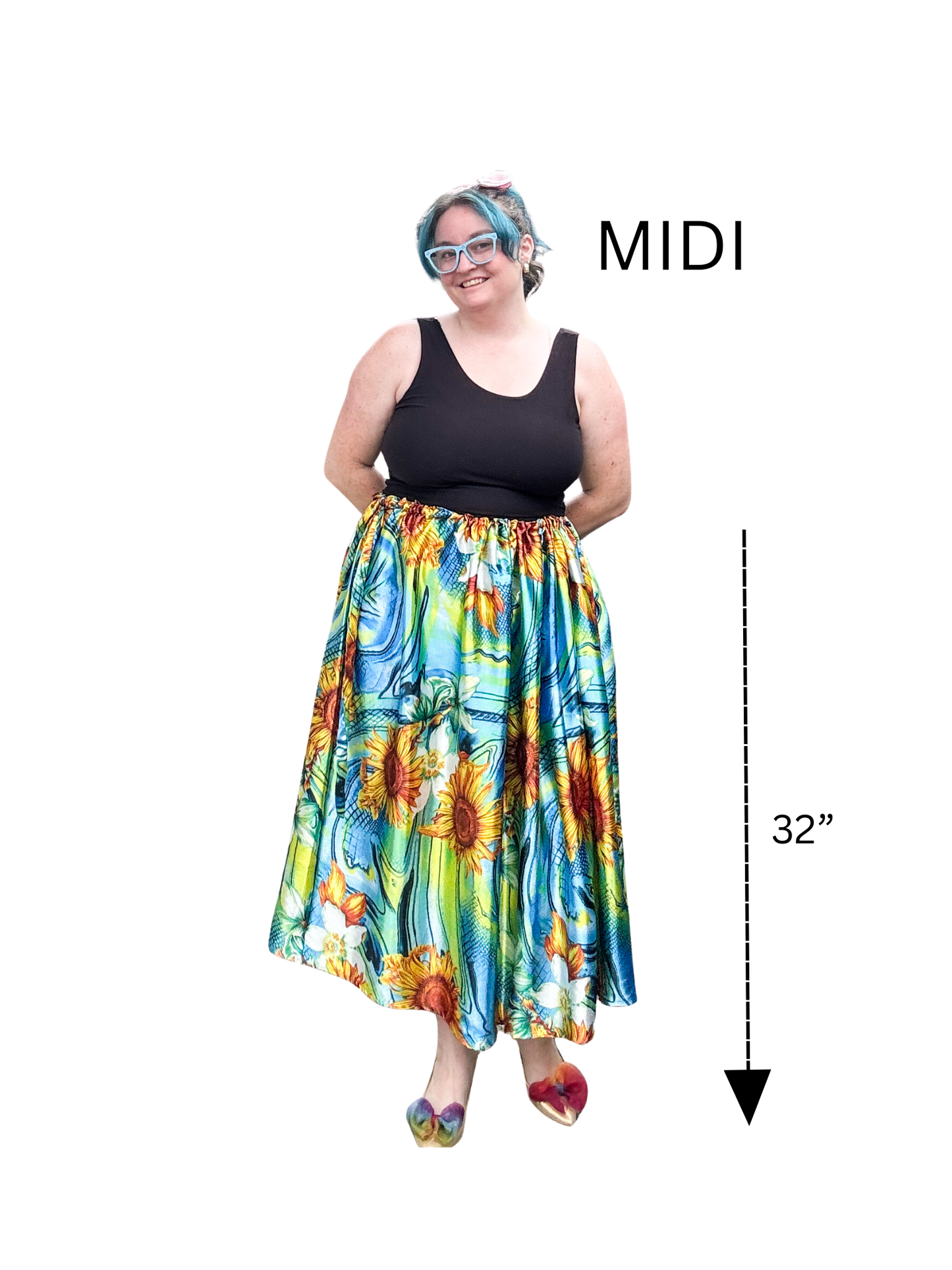 Adjustable Drawstring Skirt