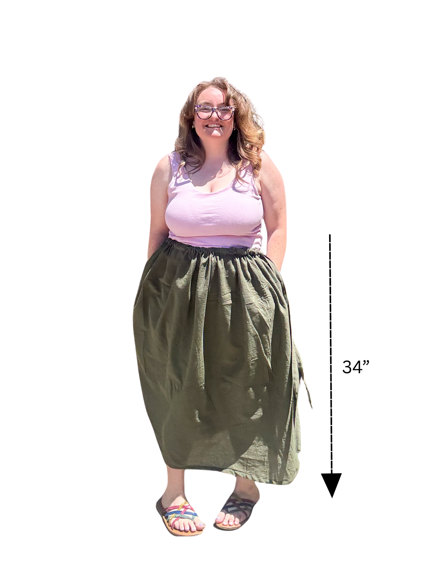 Adjustable Drawstring Skirt