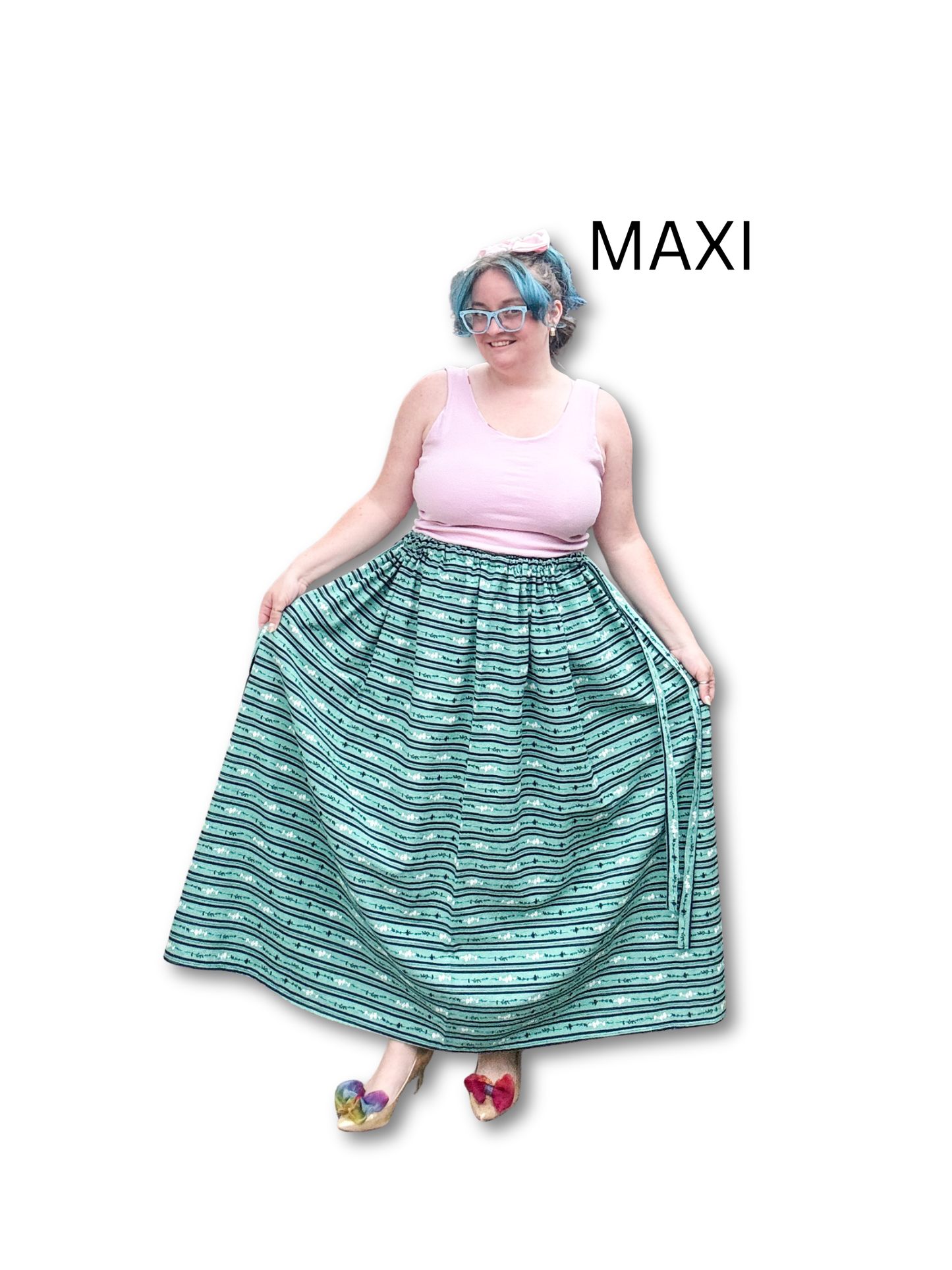 Adjustable Drawstring Skirt