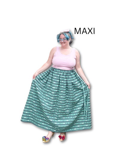Adjustable Drawstring Skirt