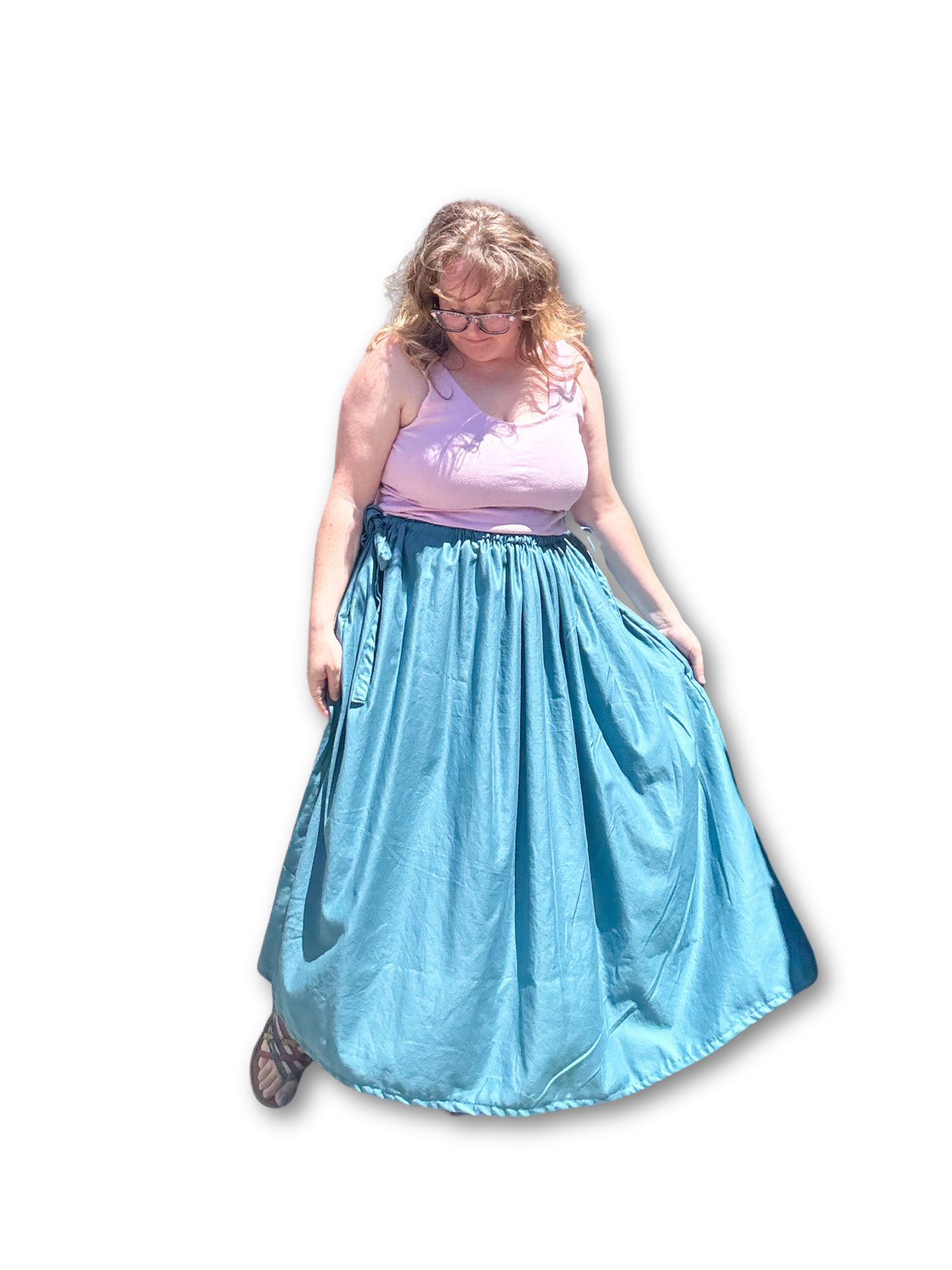 Adjustable Drawstring Skirt