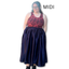 Adjustable Drawstring Skirt