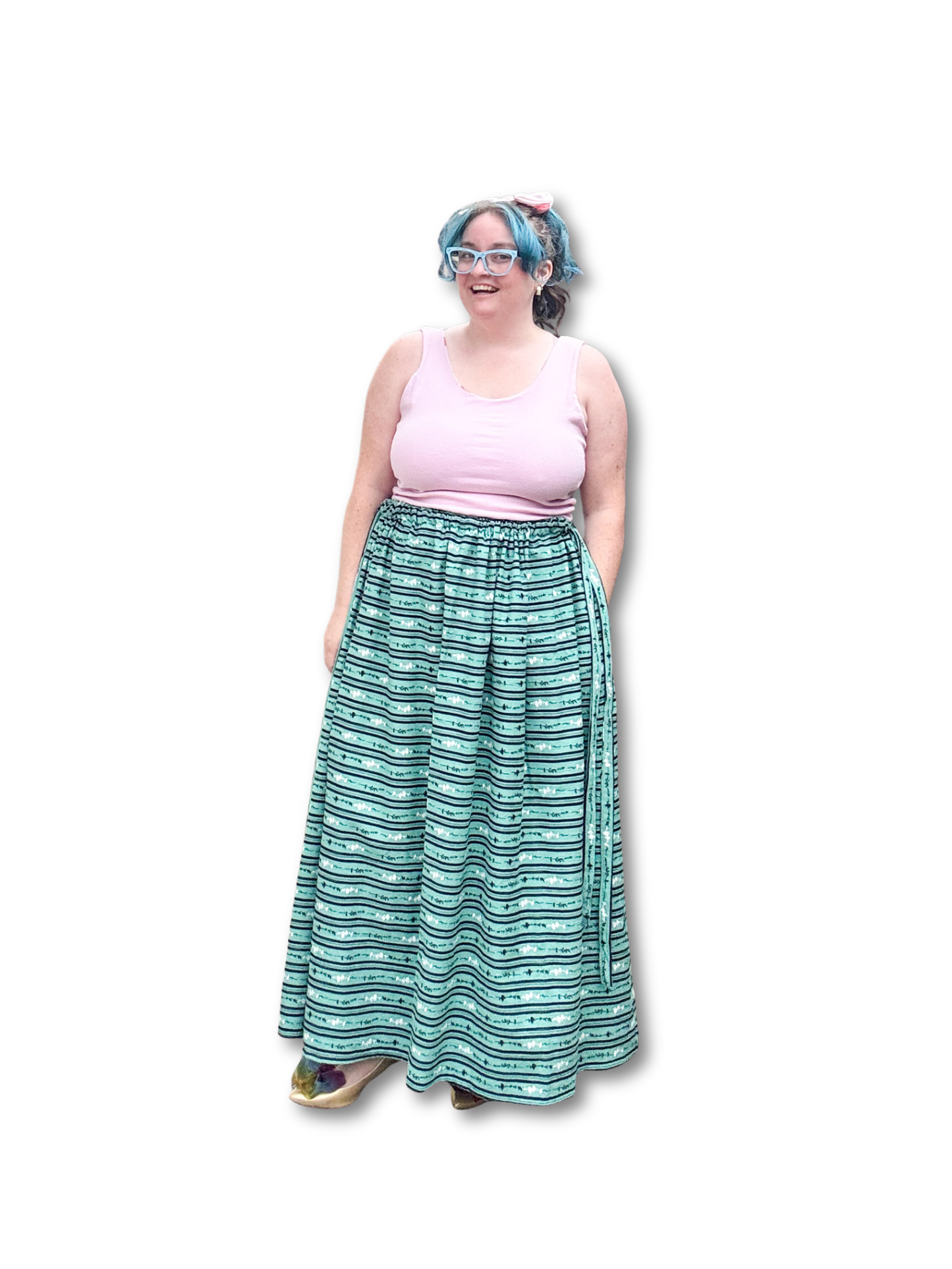 Adjustable Drawstring Skirt