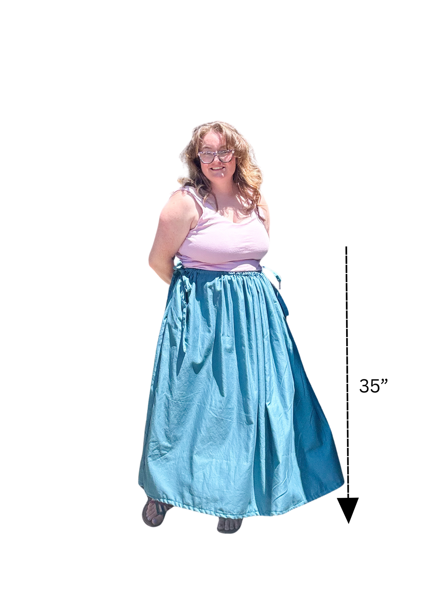 Adjustable Drawstring Skirt