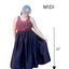 Adjustable Drawstring Skirt