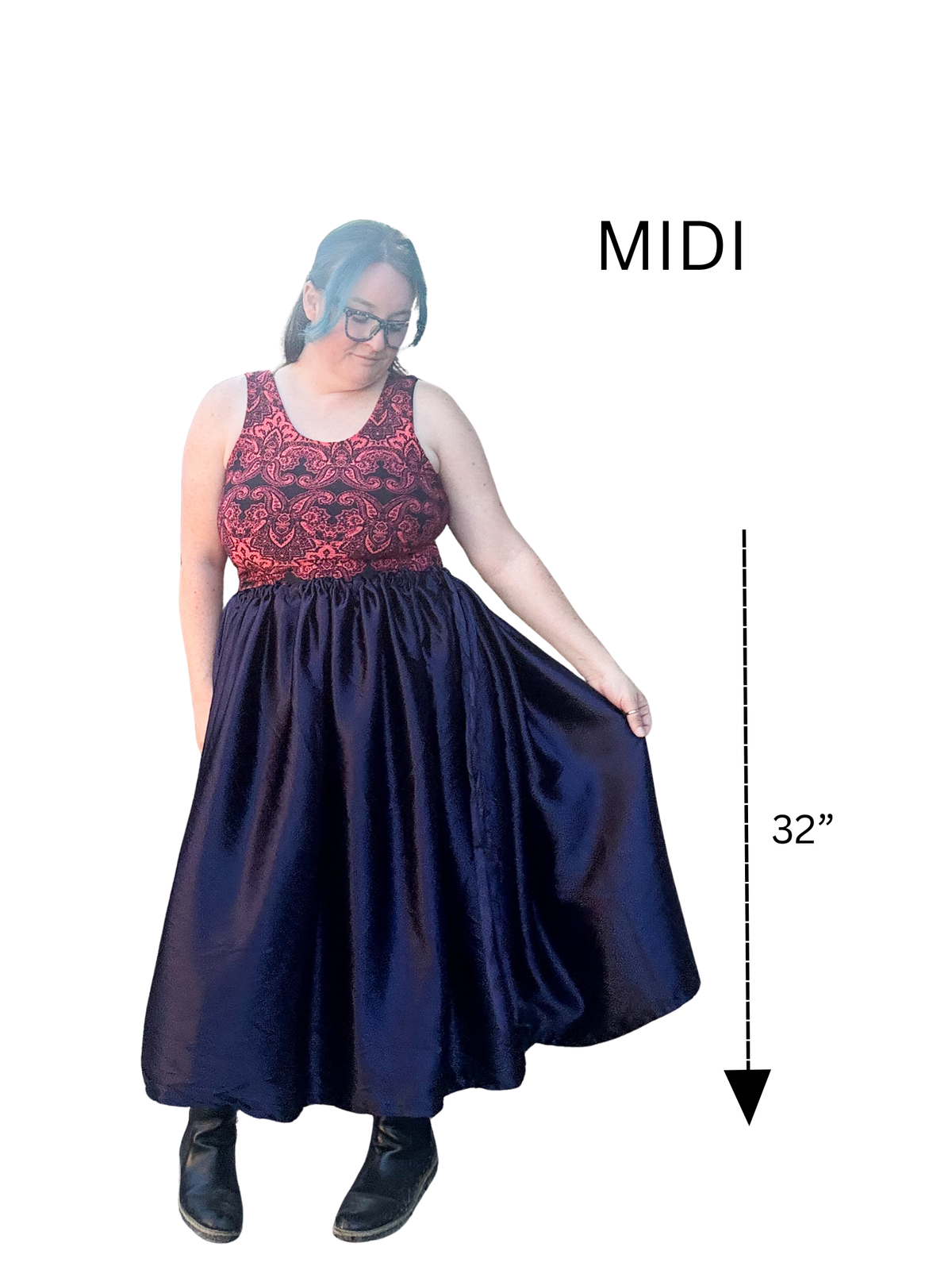 Adjustable Drawstring Skirt