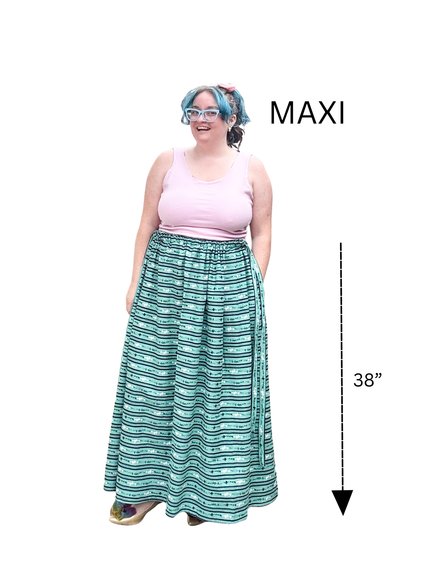 Adjustable Drawstring Skirt