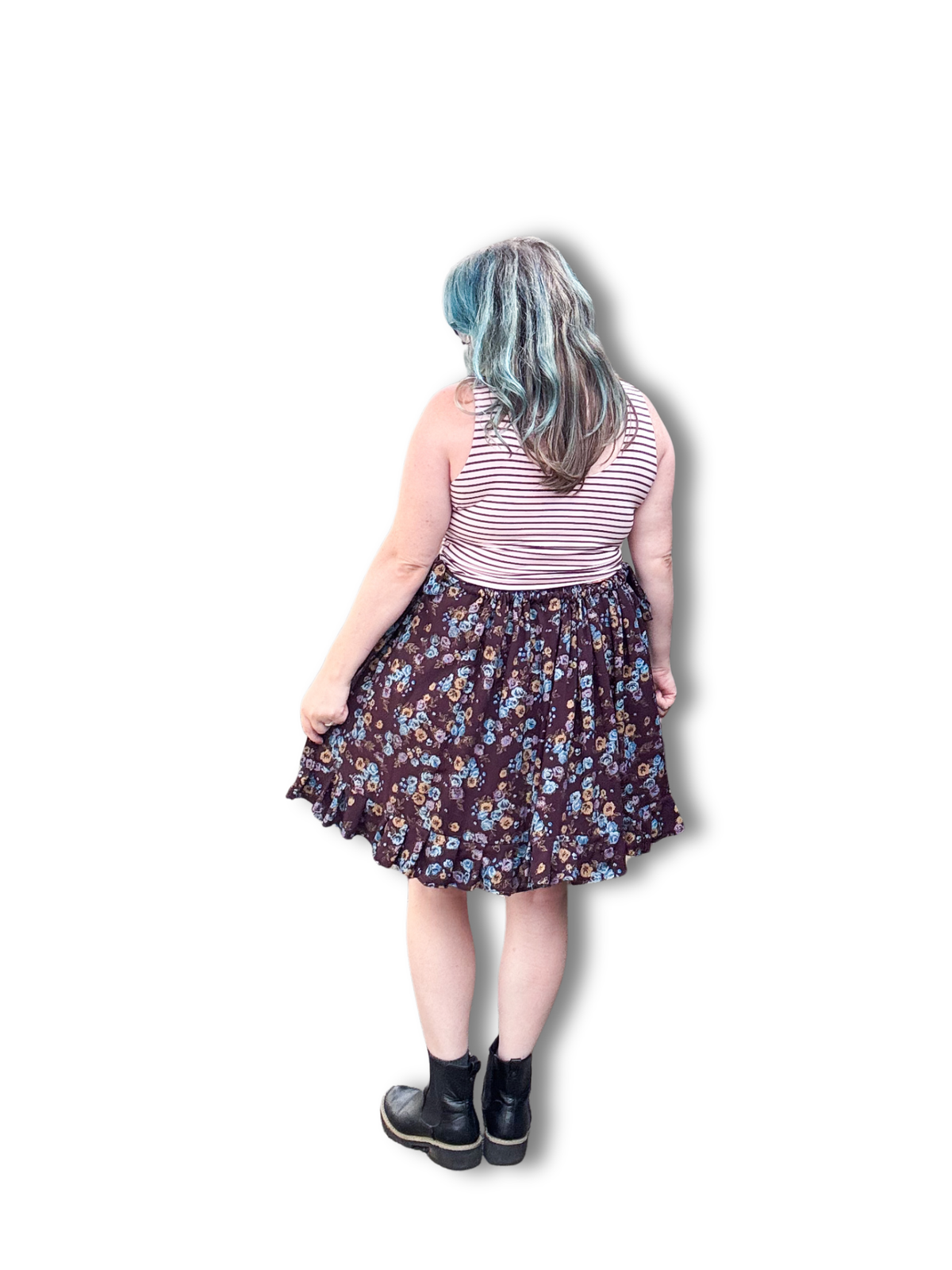 Adjustable Drawstring Skirt