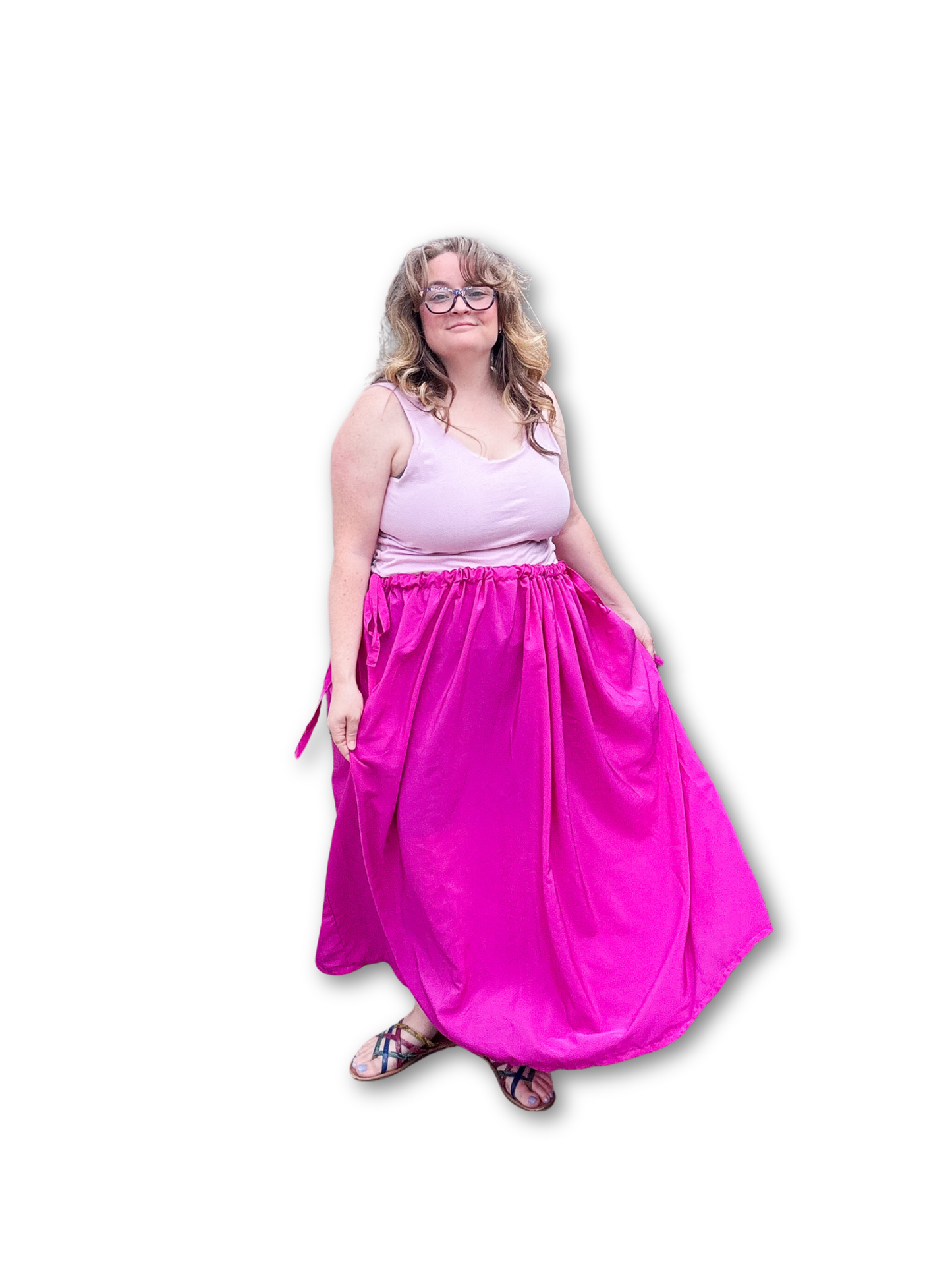 Adjustable Drawstring Skirt