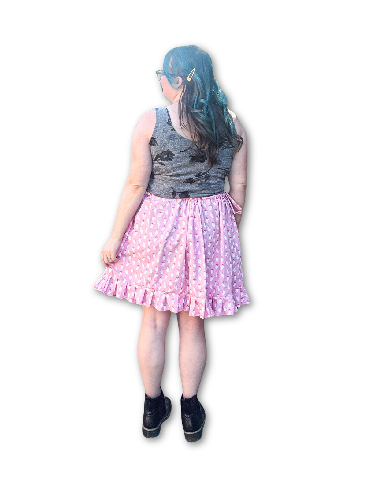Adjustable Drawstring Skirt