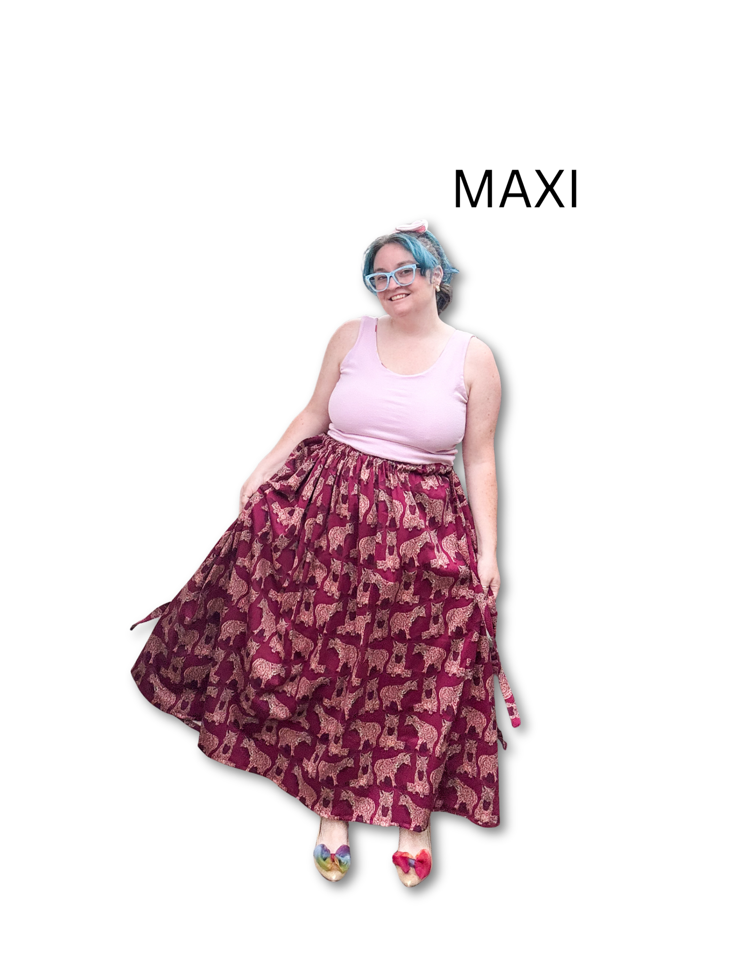 Adjustable Drawstring Skirt