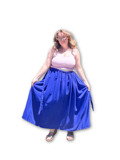 Adjustable Drawstring Skirt