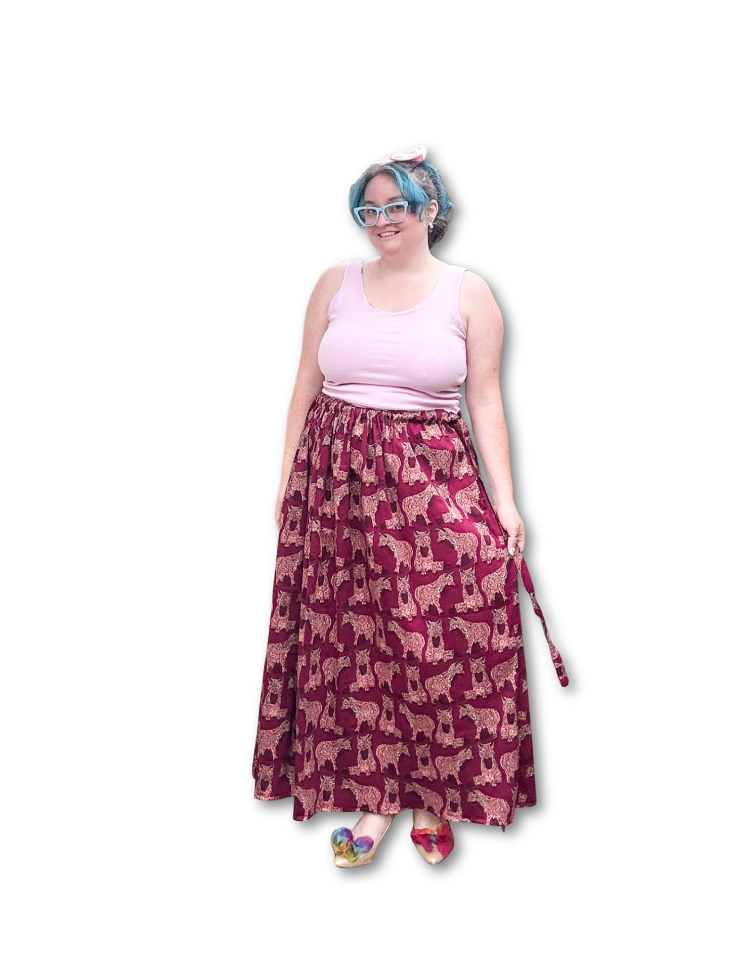 Adjustable Drawstring Skirt