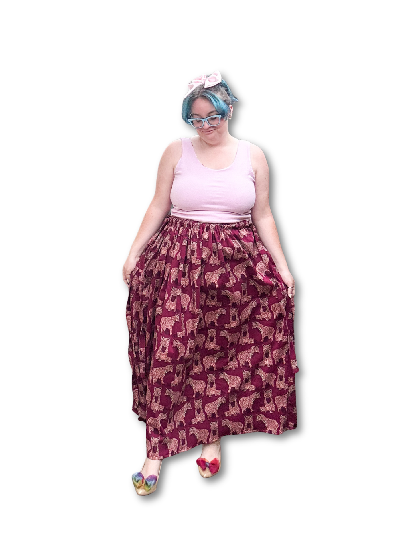 Adjustable Drawstring Skirt