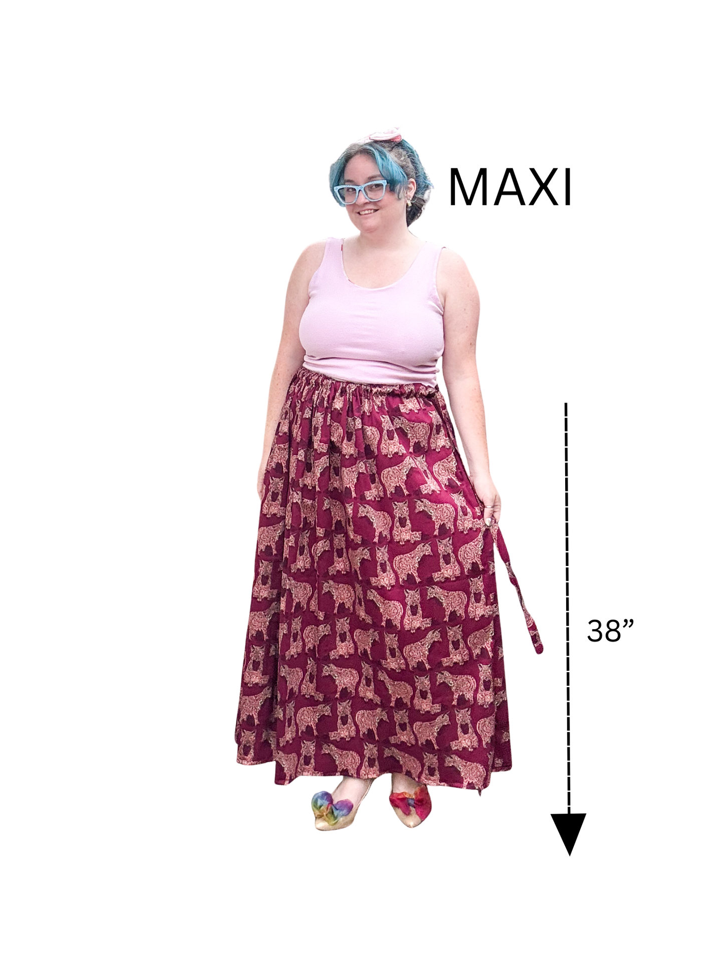Adjustable Drawstring Skirt