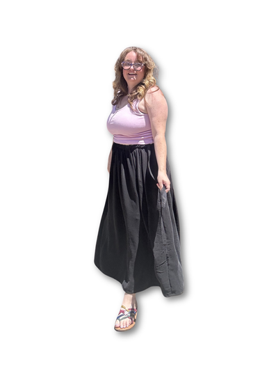 Adjustable Drawstring Skirt