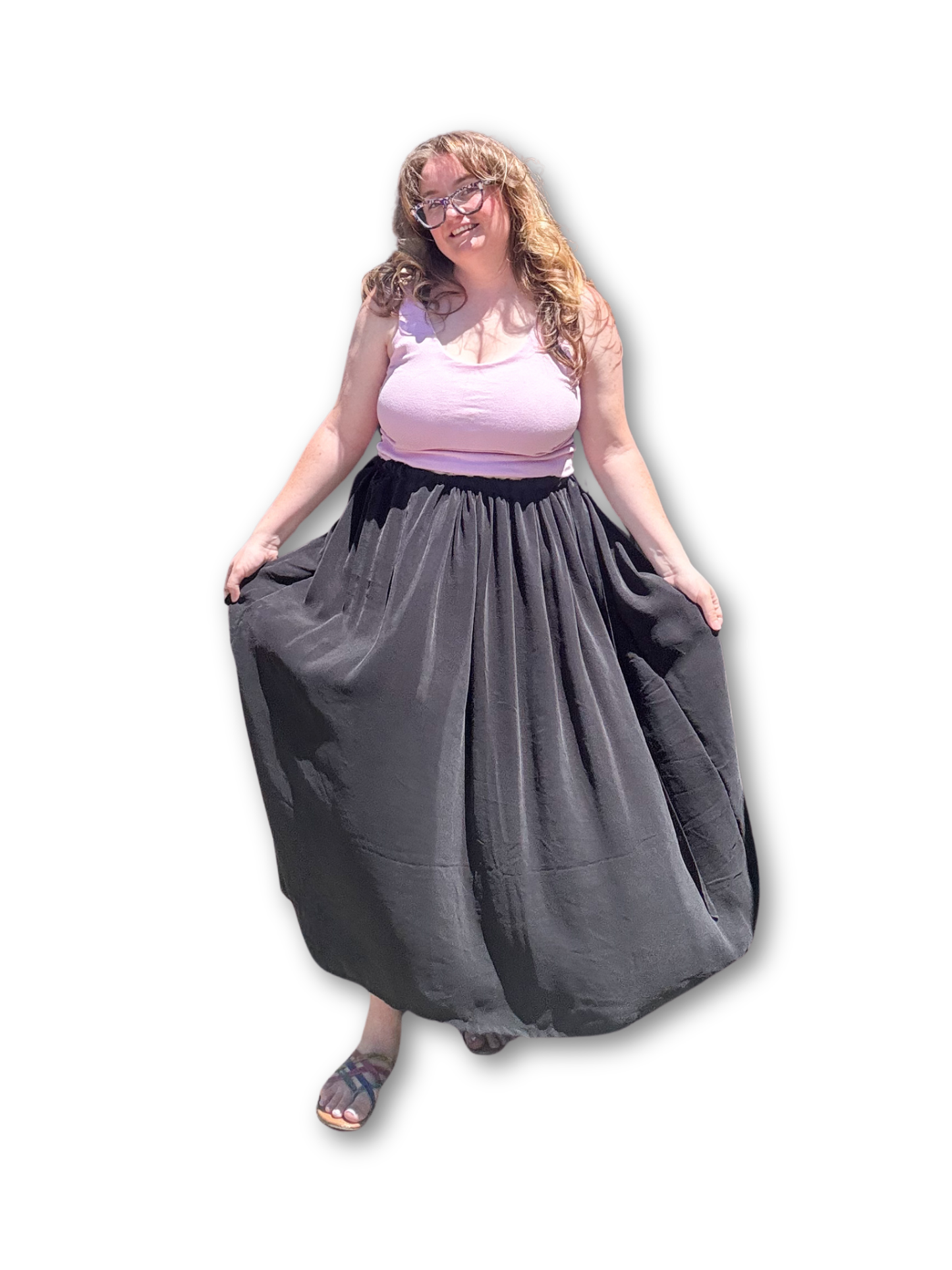 Adjustable Drawstring Skirt