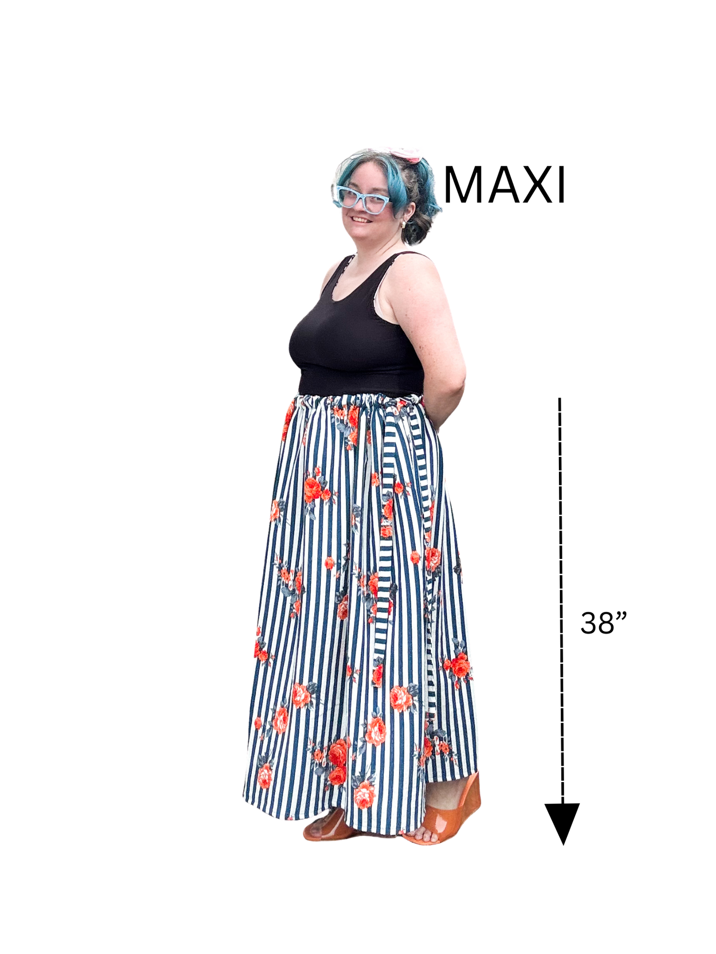 Adjustable Drawstring Skirt