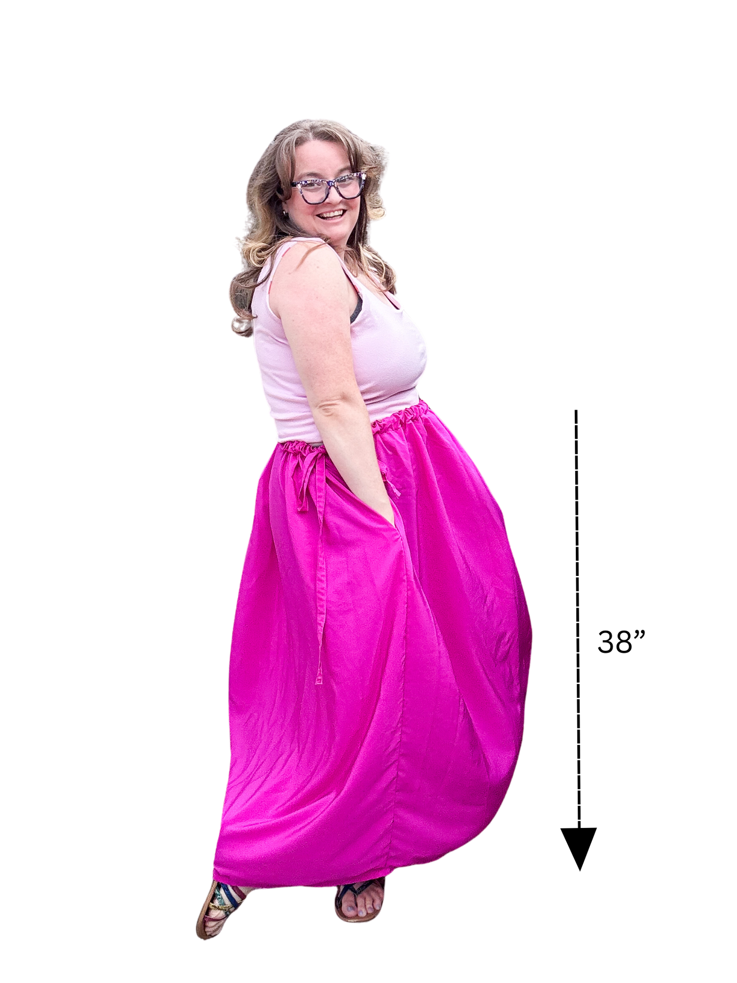 Adjustable Drawstring Skirt