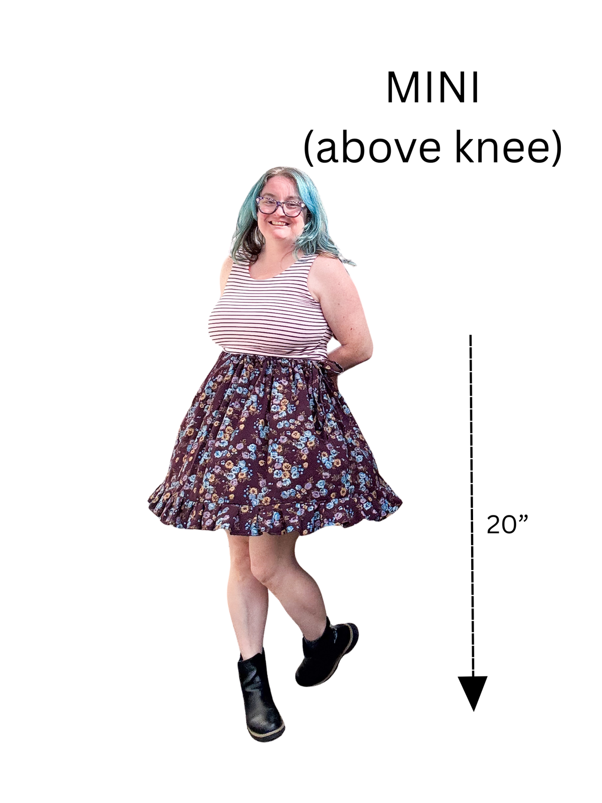 Adjustable Drawstring Skirt