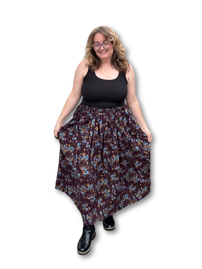 Adjustable Drawstring Skirt