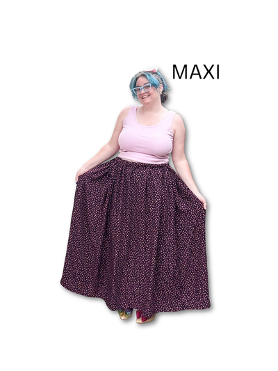 Adjustable Drawstring Skirt