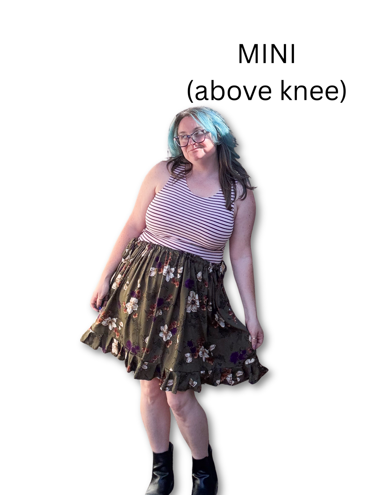 Adjustable Drawstring Skirt